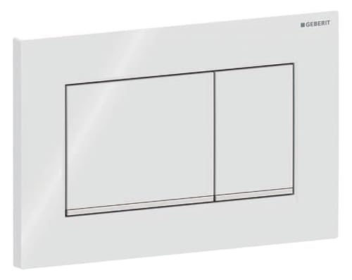 Geberit Sigma30 Betätigungsplatte, für 2-Mengen-Spülung, 115.883.KJ.1, Farbe: Weiß