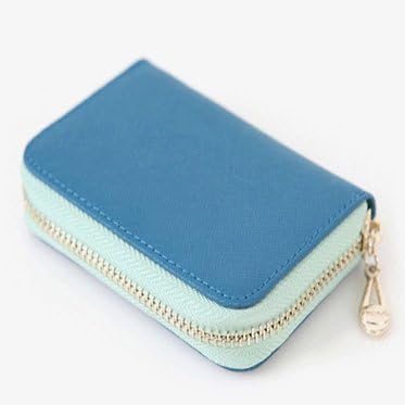 Amazon カラフルでかわいい カードケース 革 かわいい カードケース カードケース クレジットカード 名刺入れ 名刺入れ 革 カードケース ポイントカード カードホルダー 名刺入れ 女性用 カードケース定期入れ 定期入れ かわいい Blue Rory バック クレジット