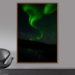 signwin Framed Canvas Wall Art Night View Landscape...