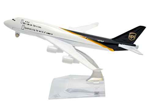 TANG DYNASTY(TM) 1:400 16cm Boeing 747-400 UPS Express Metal Airplane Model Plane Toy Plane Model