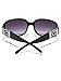 GUESS Factory Women's Cutout Logo Plastic Sunglasses