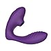 Clitoral Sucking Vibrator with Clitoris Sucker and G-Spot Stimulation, Wearable Dildos Couple Vibrators with 10 Suction & Vibration Settings, Rechargeable Waterproof Massager Sex Toys for Women