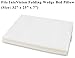 InteVision 400 Thread Count, 100% Egyptian Cotton Pillowcase. Designed to Fit The InteVision Folding Wedge Bed Pillow (32
