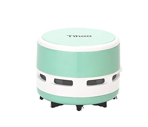PRINTEMPS Portable Mini Desktop Vacuum Cleaner Handheld Cleaning Assistance for Office, Home, Keyboard (Green) - Thumbnail 6