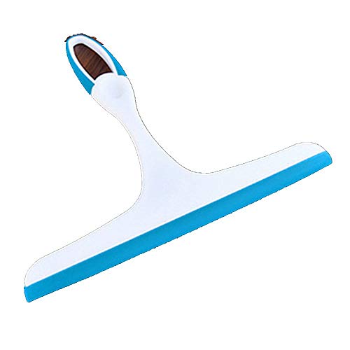 CMrtew 1Pc Multifunctional Window Glass Brush Cleaner Squeegee Car Windshield Washing Wiper Car Accessories Kitchen Cleaning Tools (Blue)