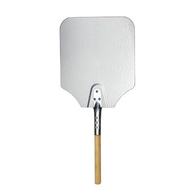 26-Inch Aluminum Pizza Peel with Wooden Handle, 12-Inch x 14-Inch Blade