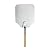 26-Inch Aluminum Pizza Peel with Wooden Handle, 12-Inch x 14-Inch Blade