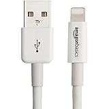 AmazonBasics Lightning to USB A Cable - Apple MFi Certified - White - 3 Feet/0.9 Meters