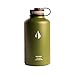 Klear Bottle - 64 Oz Stainless Steel Water Bottle Beer Growler Double Walled (Army Green)