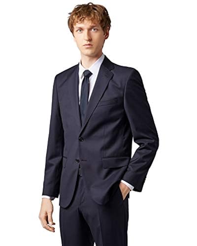 Hugo Boss Hugo Mens C-Huge Slim-Wool Sport Coat 46 Regular Navy in
