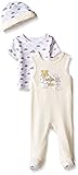 Disney Baby Winnie The Pooh 3 Pc Set, White, 0-3 Months