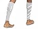 Gabor Fitness Graduated 20-25mm Hg Compression Running Leg Sleeves, Small, White