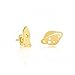 Gold Color Earrings Stainless Steel Future Jewelry Cosmic Spaceship Rocket Planet Earrings For Women