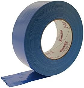 Nashua 2280 2" Blue 9 Mil Cloth Duct Tape Waterproof Hand Tearable UV Resistant High Visibility Industrial Grade Heavy Duty Pro Colored Duct Tape Colors USA Made 60yd