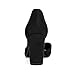 Allegra K Women's Ankle Tie Chunky Heel Pointed Toe Dress Black Pumps - 8.5 M US