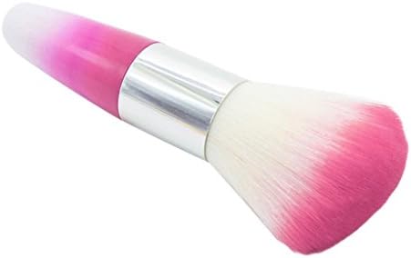RNTOP Color Nail Art Dust Cleaner Brushes Tool For Acrylic UV Gel Powder Remover Kit (Pink)