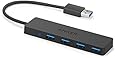 Anker 4-Port USB 3.0 Ultra Slim Data Hub for Mac, PC, USB Flash Drives and Other Devices