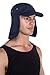 Top Level Fishing Sun Cap - Ear Neck Flap Hat, Navy
