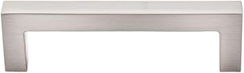 Top Knobs M1161 Nouveau Iii Square Bar Pull Brushed Satin Nickel