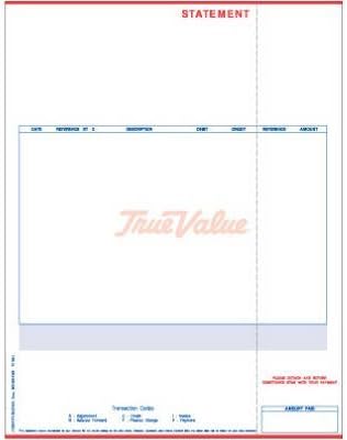 Centurion 114031 Unity & Activant Laser True Value Statement - 1000 Pack