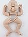 Makaor Lifelike Realistic Baby Doll,Alive Real Surprises Baby Doll for Kids Gift,Solid Soft Silicone Handmade Kit DIY Kits for Reborn Baby Lifelike Doll