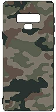 Everainy Samsung Galaxy Note 9 Case Silicone Ultra Slim Bumper Cute Funny Cover Compatible with Galaxy Note 9 Black Soft TPU Rubber Shockproof Protective Covers (Camouflage)