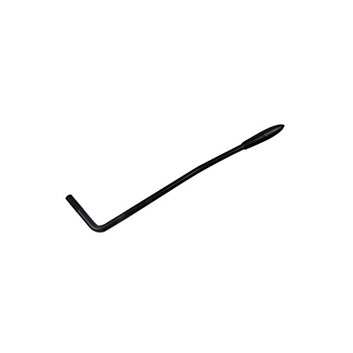 Musiclily 6mm Thread Metal Single Tremolo Arm Trem Bar Whammy Bar for Electric Guitar Tremolo System,Black with Black Tip