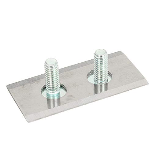 9pcs 36x18x1mm Stainless Steel Robotic Mower Blades Replacement for Worx Lawn Mower
