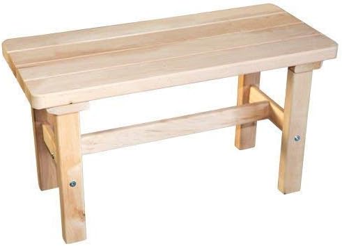 SudoreWell® Bench Made Alder Wood - 76 cm Wide