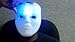 LED Light-Up Blank Man/Skull Mask-Unique 2 in 1 rave mask