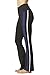 TLC Sport UK Women's Classic Side Panel Stripe Standard Waist Pant Boot Cut Yoga Legging Bootleg Trousers