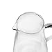 Hiware 68 Ounces Glass Pitcher with Lid and Spout, Heat Resistance Water Carafe for Hot/Cold Water, Refrigerator Pitcher for Homemade Iced Tea & Juice