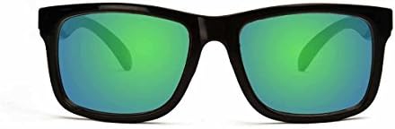 Floatable Black Framed Jungle Green Polarized Lenses Wayfarer Sunglasses