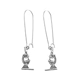 Sabai NYC Laboratory Microscope Dangle Earrings (Long Kidney Earwires)