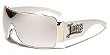 Oversized Locs Metal Rim Original Gangsta Shades Men's Hardcore Sunglasses