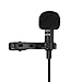 Alemon 4.8 Feet Lavalier Lapel Clip-on Omnidirectional Condenser Microphone