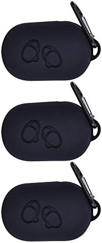 Kalinca 3PCS Case for Samsung Gear IconX,Sports Silicone Case Cover with Buckle for Samsung Gear ICON X Earphones,Compact and Light Weight