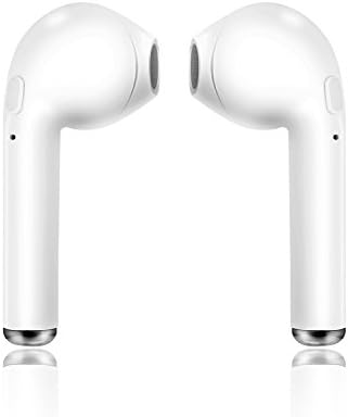 MSXRAYSON Bluetooth Headphones, Wireless Earbuds Stereo Headsets for iPhone X/8/8 Plus/7/7 Plus/6/6s Plus - White
