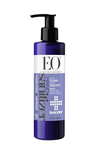 EO Botanical Hand Sanitizer Gel, Lavender, 8 Ounce