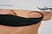 Mustaches Self Adhesive Fake Mustache, Novelty, Capt' Hook False Facial Hair, Costume Accessory for Adults, Black Color