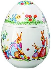 Hutschenreuther Collectable Themes 2019 Maxi Music Box in The Garden Egg Shape, Height 18 cm/Oh Susanna Melody (in Gift Box)