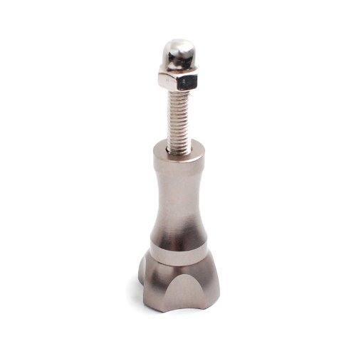 GoPole Thumbscrew - Aluminum Bolt Nut Screw Knob - Titanium, for GoPro Hero, Hero 2 & Hero 3 Cameras