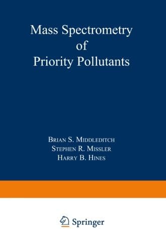 Mass Spectrometry of Priority Pollutants