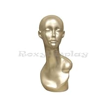 Cabeza de maniquí, fibra de vidrio