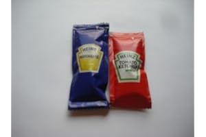 25 Individual Heinz Mayonnaise Sachets & 25 Heinz Tomato Sauce Sachets