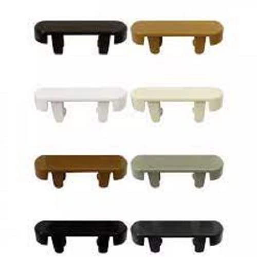 18 x PVC Window Drain Caps Weep Hole Drainage Covers uPVC Double Glazing Grey