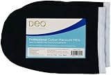 Deo Black Cotton Manicure Pedicure Mitts Booties Spa Treatment Liners Hands Feet view 2