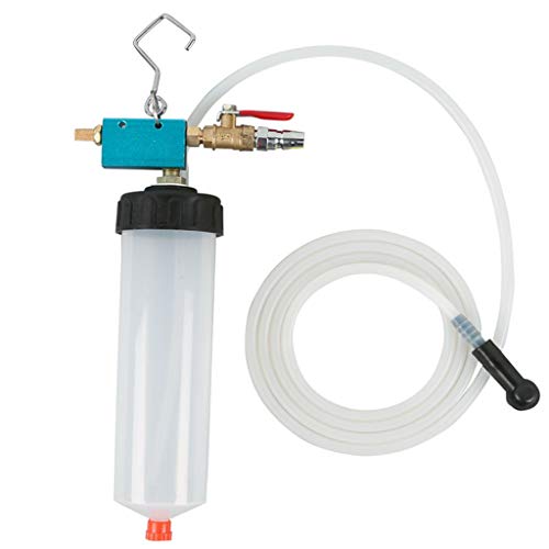 Brake Fluid Replacement Tool Brake Fluid Drained Bleeder Pump Tool Empty Exchange Equipment for Auto Car Trucks (White)