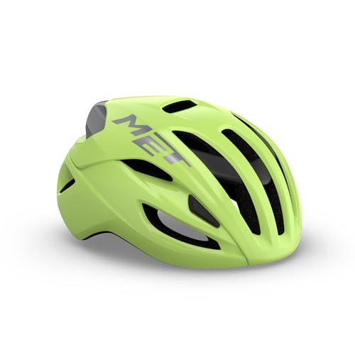 MET Rivale MIPS Road Cycling Helmet, Ultra Lime Glossy, Size 56-58cm