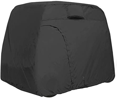 Explore Land 600D Waterproof Golf Cart Cover Universal Fits for Most Brand 4 Passenger Golf Cart
